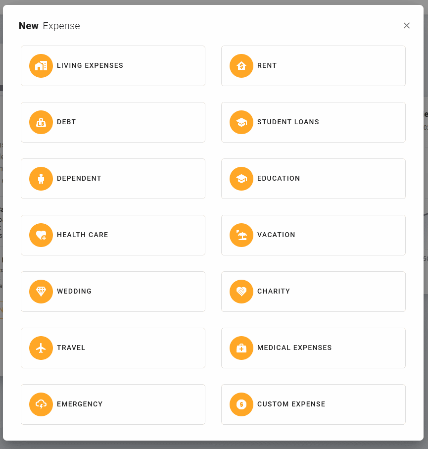 ProjectionLab Account Types