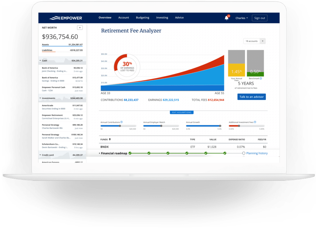 Empower Investment Fee Analyzer