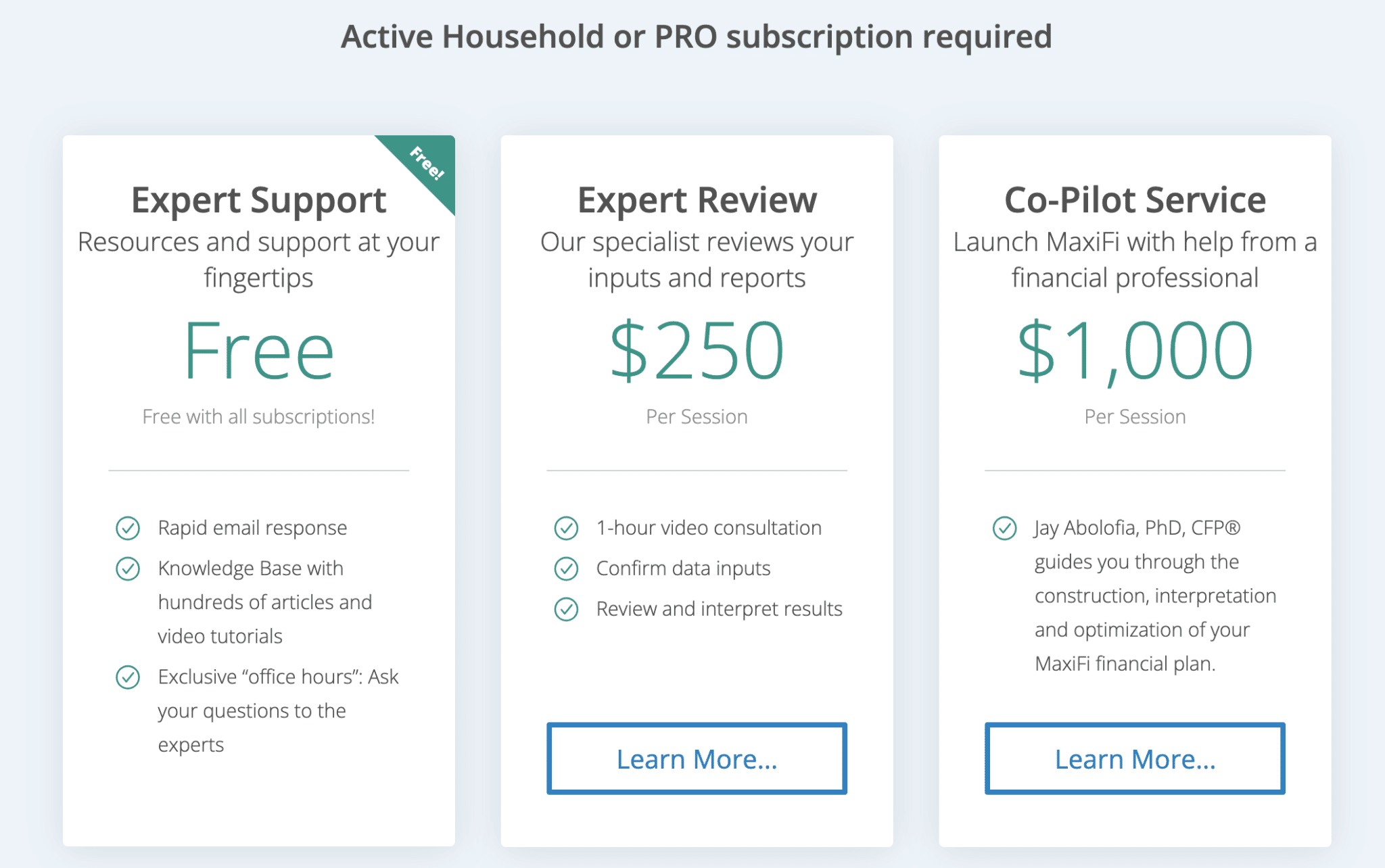 MaxiFi Pricing Add On for PRO Plan