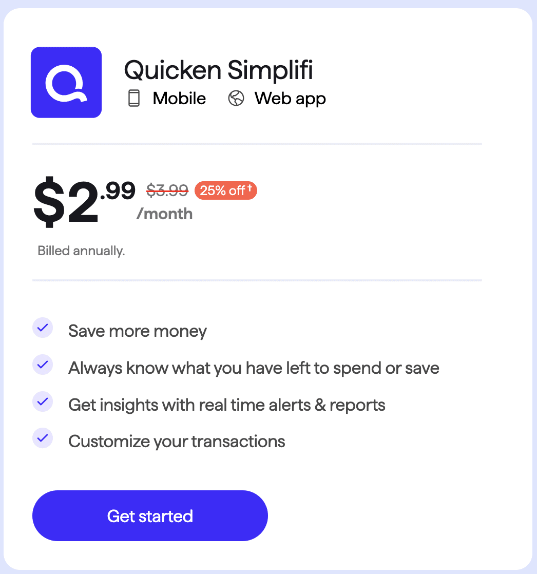 Quicken Simplifi RobBerger
