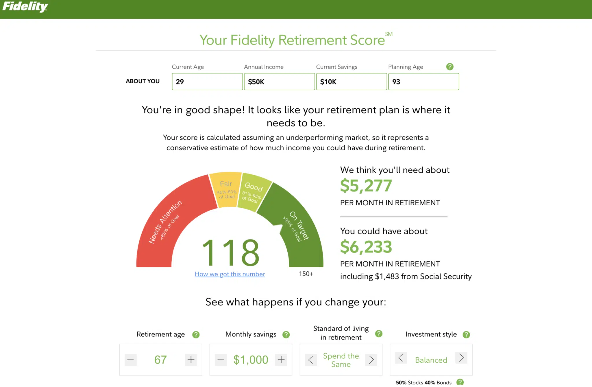 Fidelity Results