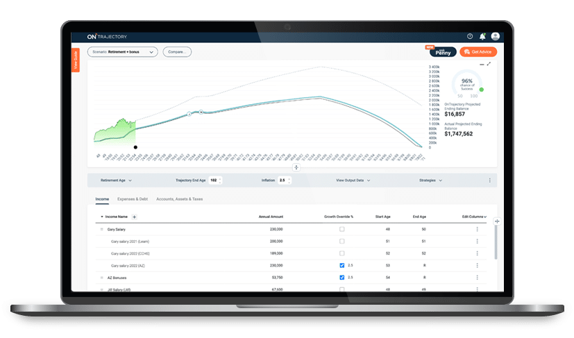 onTrajectory PRO Cashflow