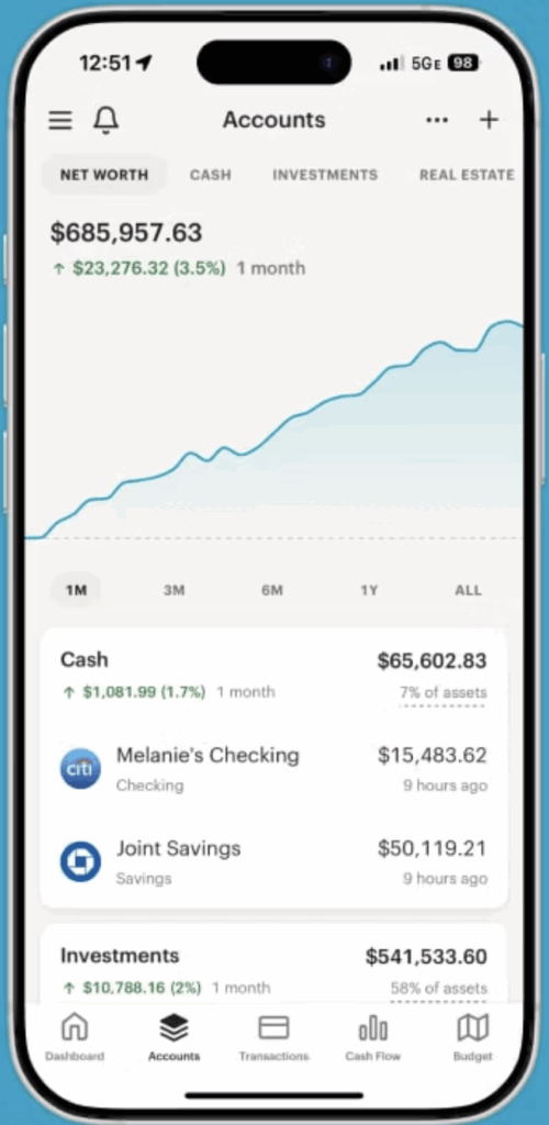 Monarch Money Mobile App
