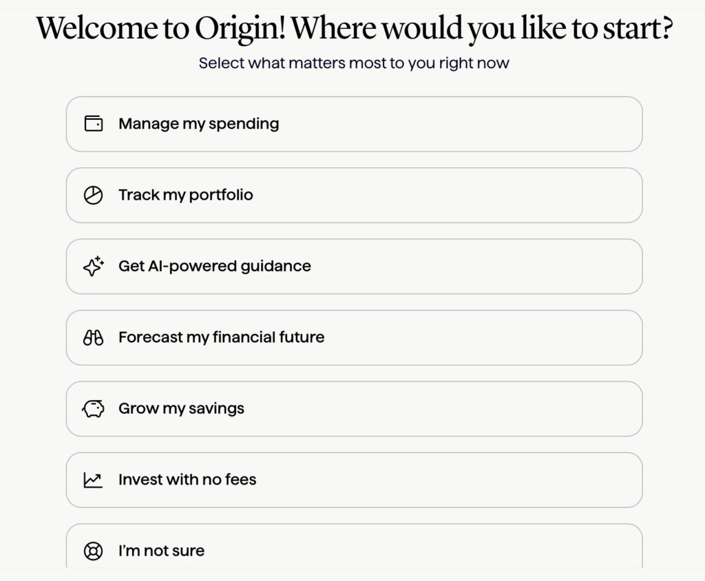 Origin Signup