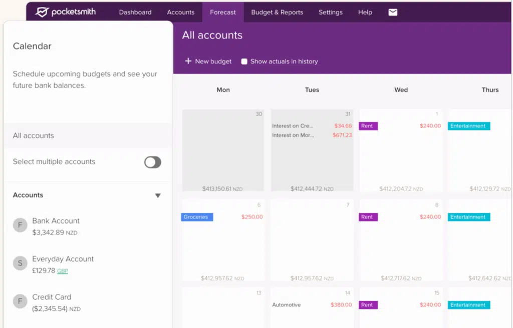 Pocketsmith Pocketsmith