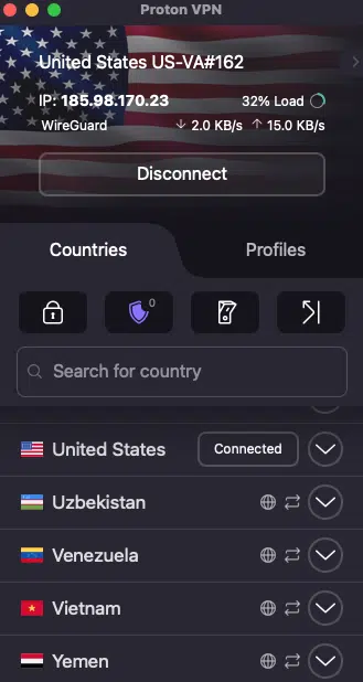 ProtonVPN App
